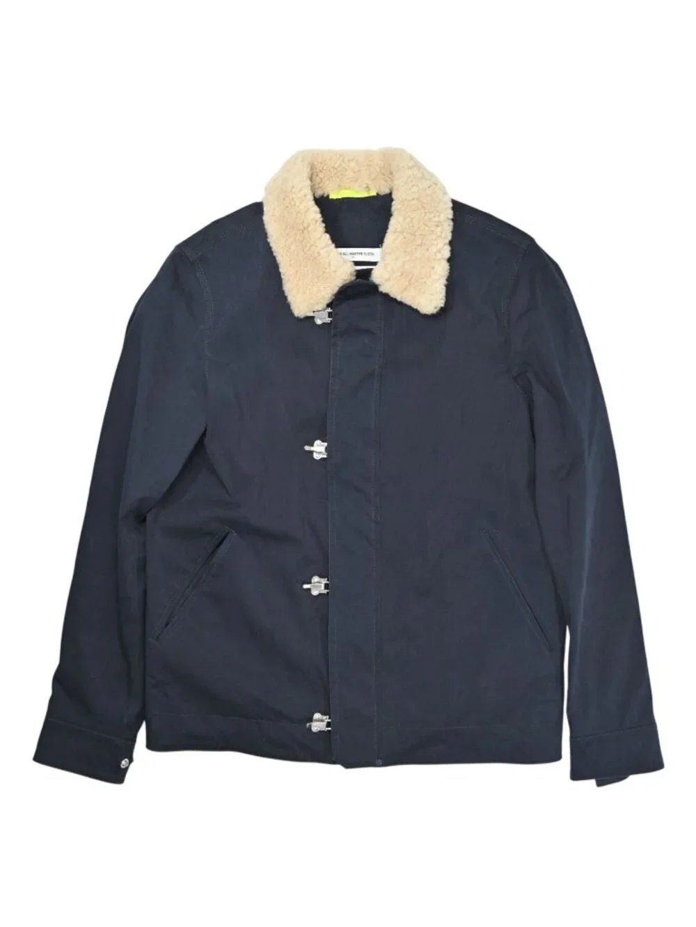 OAMC Sherpa Collar Deck Jacket in Dark Blue